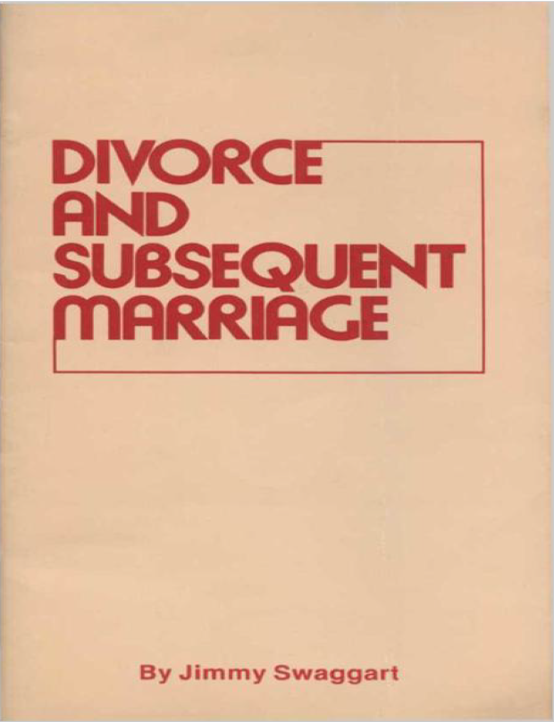 Cover of Divorce And Subsequent Marriage